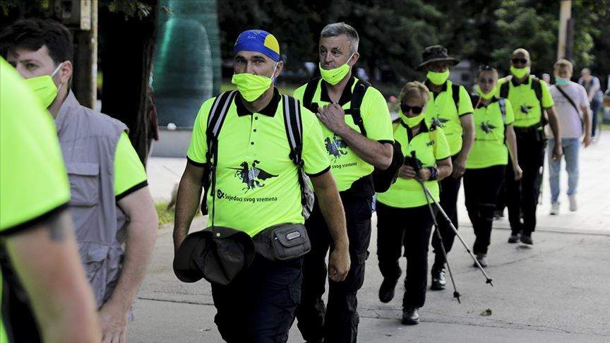 Krenuo Marš mira Sarajevo – Nezuk: Želimo da kažemo šta čovjek čovjeku ne smije da uradi